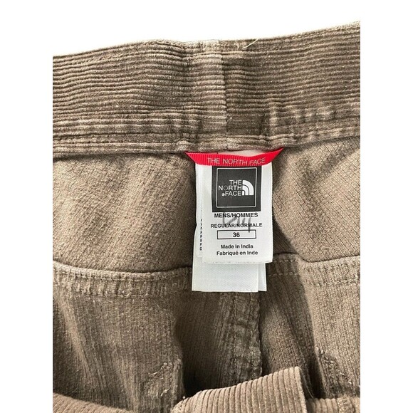 The‎ North Face Chino Pants Mens 36x32 Brown Corduroy Straight Baggy Relaxed - Picture 7 of 13